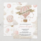 Adventure Awaits Baby shower Uitnodiging voor MEIS (Voorkant / Achterkant)