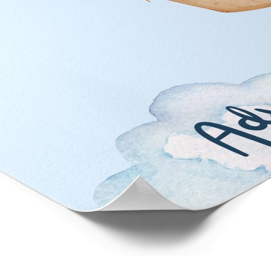 Adventure Awaits Blue Poster (Coin)