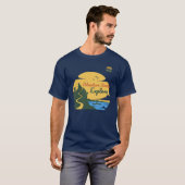 Adventure Awaits: Explore & Enjoy Nature T-shirt (Voorkant volledig)