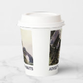 Adventure Awaits. Fantasy landscape Papieren Bekers (Links)