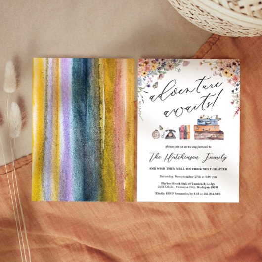 Adventure Awaits Going Away Party Invitation