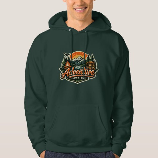 Adventure Awaits Hoodie (Voorkant)