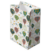 Adventure Awaits Hot Air Ballon Medium Cadeauzakje (Voorkant Gekanteld)