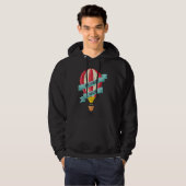 Adventure Awaits Hot Air Balloon Fun Ballooning Me Hoodie (Voorkant volledig)