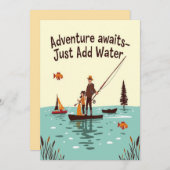 Adventure Awaits Kaart (Voorkant / Achterkant)