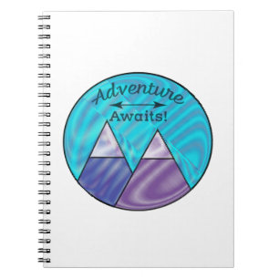 Adventure Awaits Mountain Peaks Notitieboek