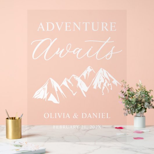 Adventure Awaits Personalized Wedding (Mariage)