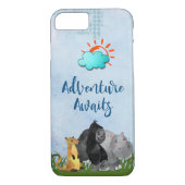 Adventure Awaits Safari Oerwoud Animal Case-Mate iPhone Case (Achterkant)