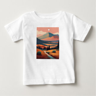 Adventure Awaits: T-shirt van Kinderen met berglan