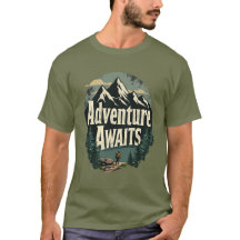 Adventure Awaits - T-shirt voor avonturiers
