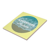 Adventure Awaits Tile Tegeltje (Zijkant)