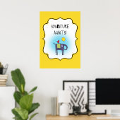 Adventure Awaits Whimsical Poster (Thuiskantoor)