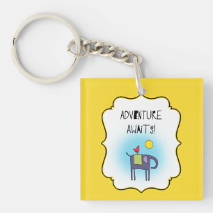 Adventure Awaits Whimsical Sleutelhanger