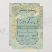 Adventure Baby Boy Shower Invitations (Devant / Derrière)