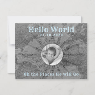 Adventure Baby Photo Faire-part