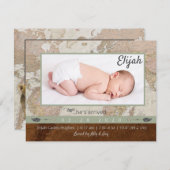 Adventure Baby Photo Faire-part (Devant / Derrière)