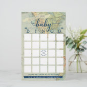Adventure Baby shower Bingo Game (Staand voorkant)