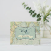 Adventure-Baby shower Hartelijk dank Bedankkaart (Staand voorkant)