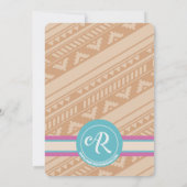 Adventure-Baby shower-uitnodiging Kaart (Achterkant)