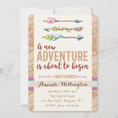 Adventure-Baby shower-uitnodiging Kaart (Voorkant)