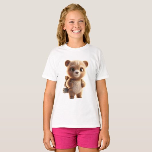 Adventure Bear 3D T-shirt (Voorkant volledig)