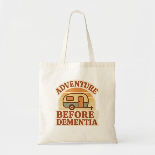 Adventure Before Dementia Retro Caravan Tote Bag (Devant)