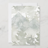 Adventure Begin Woodland Animals Baby Shower Kaart (Achterkant)