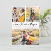 Adventure begint Aankondiging Verloving foto's (Staand voorkant)