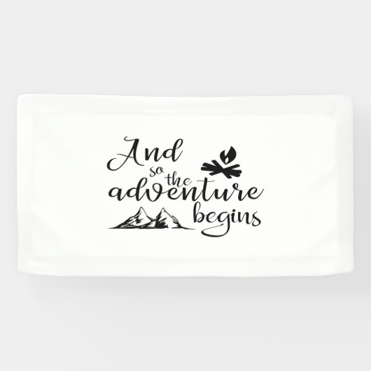 Adventure begint banner (Horizontaal)