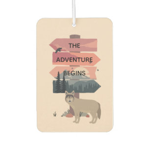 Adventure begint met reisgebarentaal Post Wilderne Luchtverfrisser