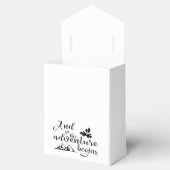 Adventure begint met voordelige box bedankdoosjes (Geopend)