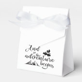 Adventure begint met voordelige box bedankdoosjes (Voorkant Zijde)