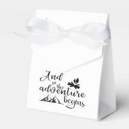 Adventure begint met voordelige box bedankdoosjes