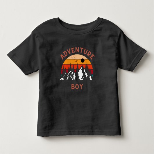 Adventure boy kinder shirts (Voorkant)