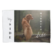 Adventure Buddy Vibes: Custom Retriever Foto Kussensloop (Voorkant)