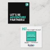 ADVENTURE BUDS VIERKANTE VISITEKAARTJE (Voorkant / Achterkant)