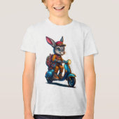 Adventure Bunny Kind's T-shirt - Schattige konijn (Voorkant)