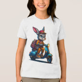 Adventure Bunny Kind's T-shirt - Schattige konijn (Voorkant)