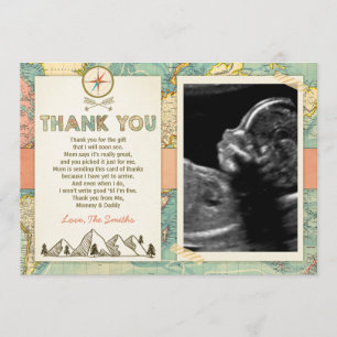 Adventure carte de remerciements Carte de voyage B