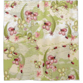 Adventure Ditsy Ladybird Douchegordijn (Voorkant)