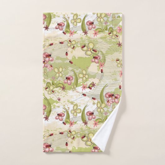 Adventure Ditsy Ladybirds (Serviette à main)