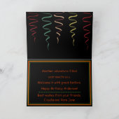 Adventure en Fun  Camper Happy Birthday Kaart (Binnen)