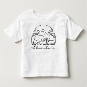 Adventure en Safari in Afrika Kinder Shirts