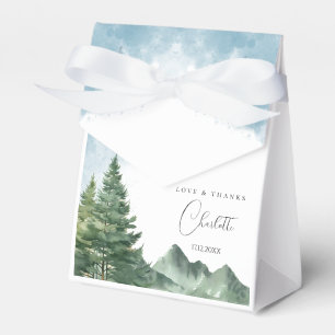 Adventure Forest Boy Baby shower Favor Box Bedankdoosjes