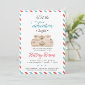 Adventure Genderneutrale Baby shower Kaart (Staand voorkant)