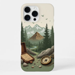 Adventure Guard: Kompas & Berg Serie iPhone 16 Pro Max Hoesje