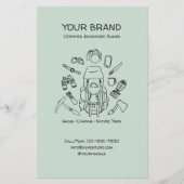 Adventure Guides Hiking & Camping Flyer with QR (Voorkant)