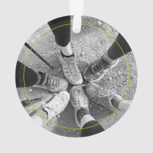 Adventure Hiking Boots Persoonlijke naamfoto Ornament