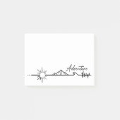 Adventure in de bergen post-it® notes (Voorkant)