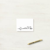 Adventure in de bergen post-it® notes (Op bureau)